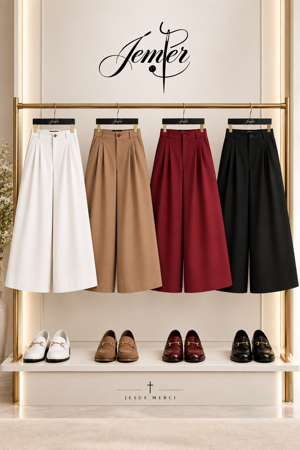 Wide-leg culotte